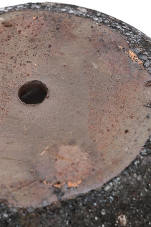 Vasi "Duyen" struttura bassa in terracotta smaltata per esterno set da 3