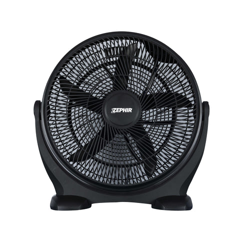 ZEPHIR ZBF04CM Ventilatore Da Terra E Da Muro 50W Ad Alta Velocità Nero Pale Da 40cm