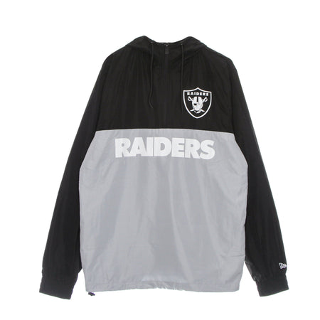 NEW ERA Giacca a Vento Infilabile Uomo Nfl Windbreaker Lasrai Black/dark Grey da uomo