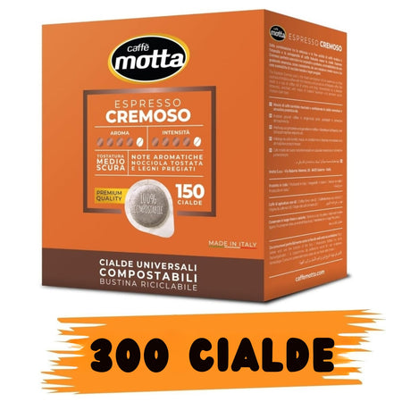 Motta Caffè Cialde 44mm Miscela Espresso Cremoso Box (300pz)