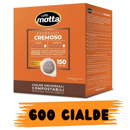 Motta Caffè Cialde 44mm Miscela Espresso Cremoso Box (600pz)