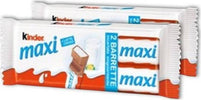 24 pezzi Cioccolato Kinder Maxi due barrette 42 gr, confezione 24 pz barrette di cioccolato Non solo caffè online - Albano Laziale, Commerciovirtuoso.it