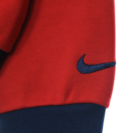 NIKE NBA Felpa Cappuccio Zip Uomo Nba Fleece Full-zip Hoodie Bronet University Red/college Navy da uomo