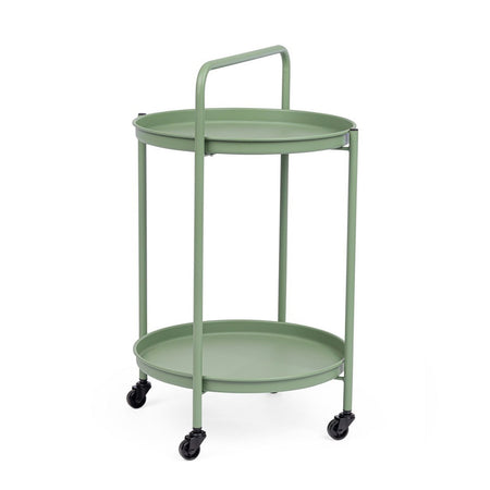 Carrello "Austin" con vassoio struttura in acciaio trattato per esterno