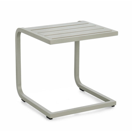 Tavolino "Taylor" struttura in alluminio per arredo casa da 40 x 40 cm