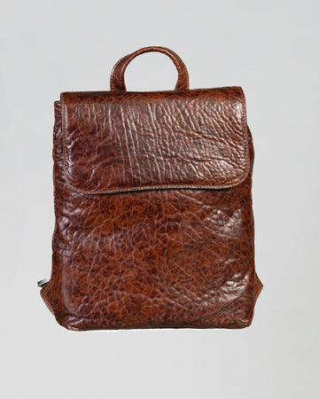 Zaino Alma Testa di Moro in Pelle Martellata