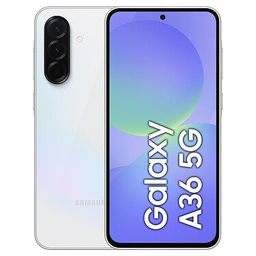 SAMSUNG Galaxy A36 5G Smartphone 6.7" Display Super AMOLED RAM 8 Gb Memoria Interna 256 Gb Fotocamera 50 MP colore AWESOME WHITE