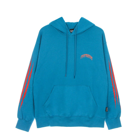 PROPAGANDA Felpa Leggera Cappuccio Uomo Grizzly Hoodie Turquoise da uomo