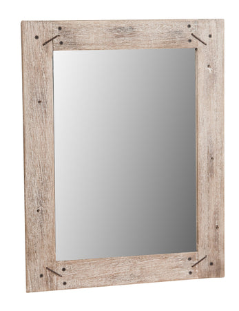 Biscottini Specchio da parete in legno massello RUSTICO