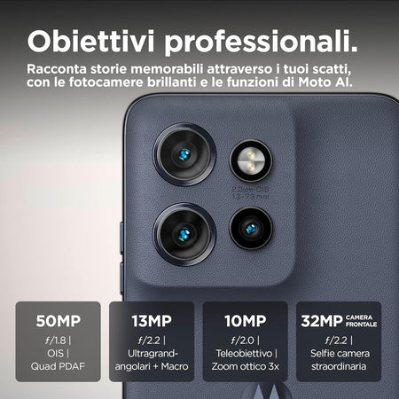 Motorola Edge 50 Neo 5G 6.36" Smartphone RAM 8GB + Memoria Interna 256gb - Colore Pantone Grisaille