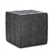 Pouf Larisa struttura in MDF rivestimento in semilpelle per interno