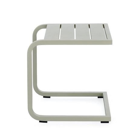 Tavolino "Taylor" struttura in alluminio per arredo casa da 40 x 40 cm