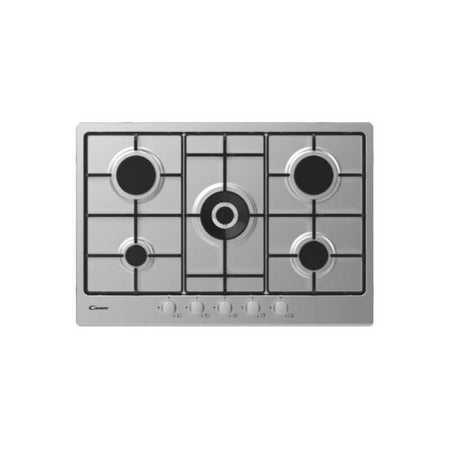 Candy Piano Cottura Gas CEL7P4WX 75cm 5 Fuochi Inox 745X510X35