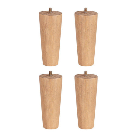Set 4 gambe in legno per cubi composite struttura in legno MDF