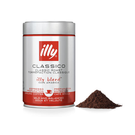 ILLY Tostato Intenso Caffè Macinato Per Moka 250gr