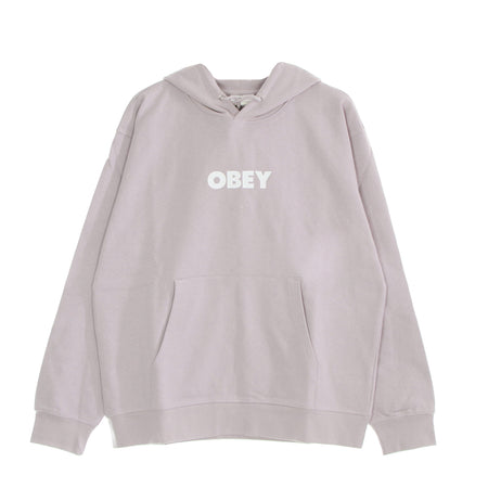 OBEY Felpa Leggera Cappuccio Uomo Bold Premium French Terry Hooded Sweat Purple Paste da uomo