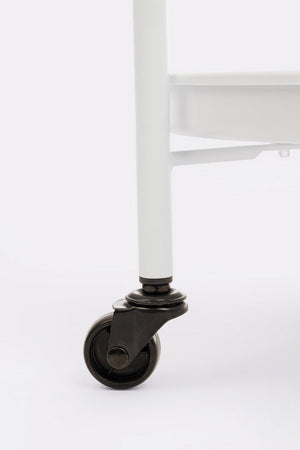 Carrello "Austin" con vassoio struttura in acciaio trattato per esterno