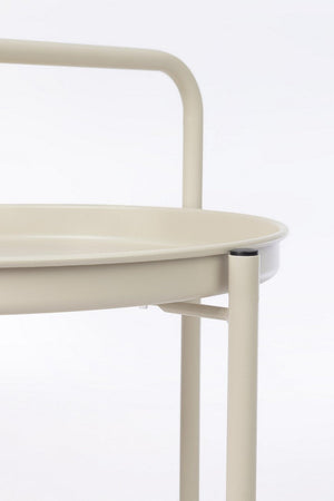 Carrello "Austin" con vassoio struttura in acciaio trattato per esterno