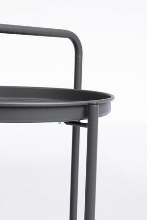 Carrello "Austin" con vassoio struttura in acciaio trattato per esterno