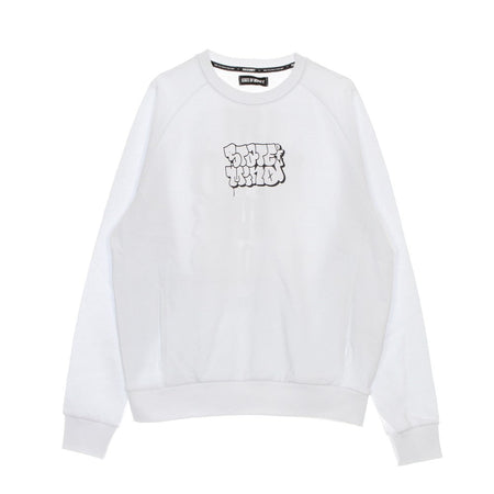 5TATE OF MIND Felpa Leggera Girocollo Uomo Throw Up Crewneck White da uomo