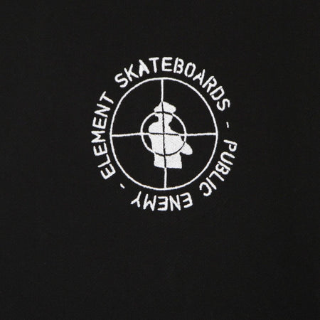 ELEMENT Felpa Leggera Cappuccio Uomo Pexe Target Hoodie Black da uomo