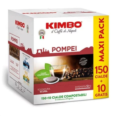KIMBO Miscela Pompei 150+10 Cialde Compostabili 44mm Ese