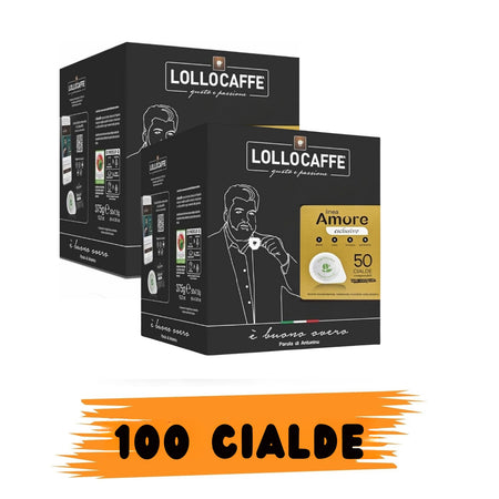 LOLLO CAFFÈ linea amore gusto esclusivo 100 cialde miscela oro