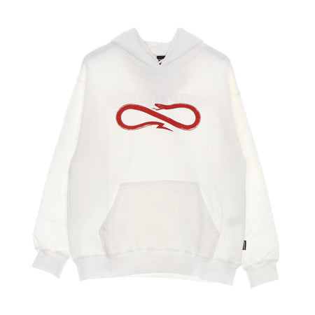 PROPAGANDA Felpa Leggera Cappuccio Uomo Logo Red Hoodie Natural/red da uomo