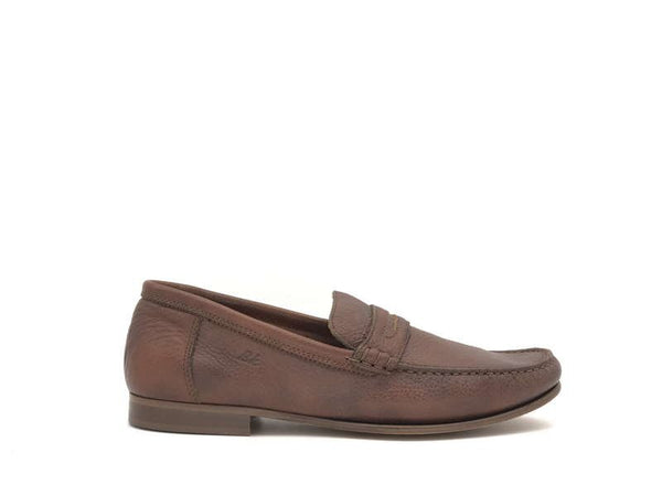 BRAKING Mocassino uomo in cuoio cognac