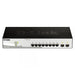 D-LINK SWITCH 8 PORTE GIGABIT + 2 PORTE SFP SMART+