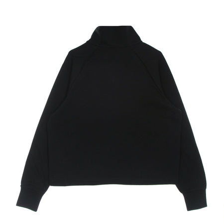 Nike Felpa Leggera Collo Alto Donna Sportswear Tech Fleece 1/4-zip Top Black/black da donna