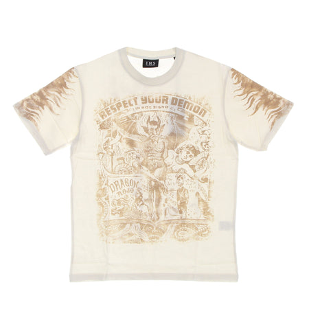 IHS Maglietta Uomo Respect Your Demon Tee Natural da uomo