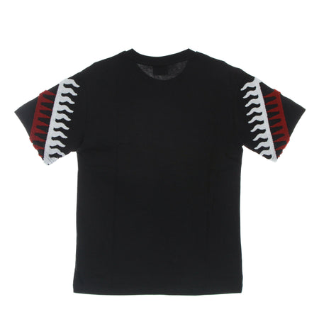 IHS Maglietta Uomo Sponge Graphic Flames Tee Black da uomo