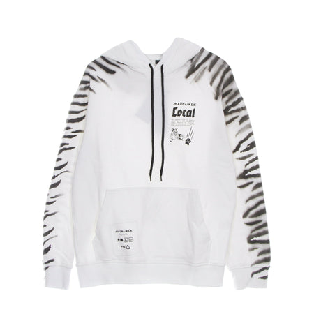 MAUNA-KEA Felpa Leggera Cappuccio Uomo Tiger Hoodie White da uomo