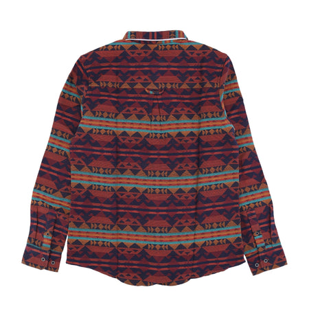 IRIEDAILY Camicia Manica Lunga Uomo Vintachi Shirt Navy/orange da uomo