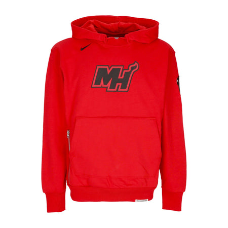 NIKE NBA Felpa Leggera Cappuccio Uomo Nba City Edition Courtside Standard Issue 2023/24 Hoodie Miahea University Red da uomo