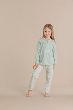 Pigiama bambina manica lunga 100% cotone – Noi di notte 2502