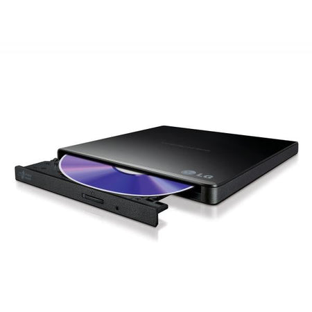 Masterizzatore esterno LG GP57EB40 - Masterizza tutti i principali formati DVD / CD - Protezione dei dati con supporto M-DISC - Funzione Silent Play - Black
