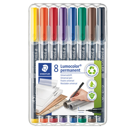 Busta 8 Pennarelli Lumocolor Permanent 313 Sf 0.4Mm