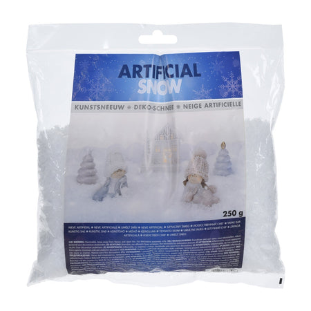 Neve artificiale sintetica per villaggio di Natale e presepe, decorazione natalizia, colore bianco