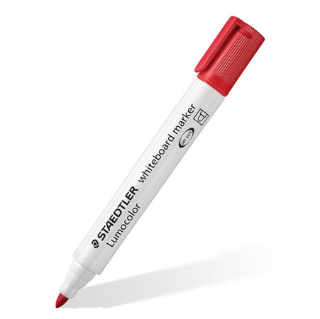 Pennarello Lumocolor 351 Rosso P.Tonda Per Lavagne Cancellabili