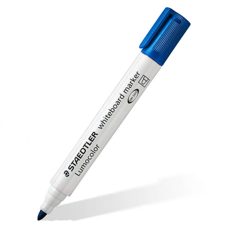 Pennarello Lumocolor 351 Blu P.Tonda Per Lavagne Cancellabili