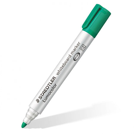 Pennarello Lumocolor 351 Verde P.Tonda Per Lavagne Cancellabili
