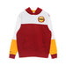 MITCHELL & NESS Felpa Cappuccio Uomo Nba Fusion Fleece 2.0 Hardwood Classics Houroc Scarlet/white da uomo