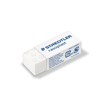 Box 30 Gomme Rasoplast 526 B30 Bianca Per Matita