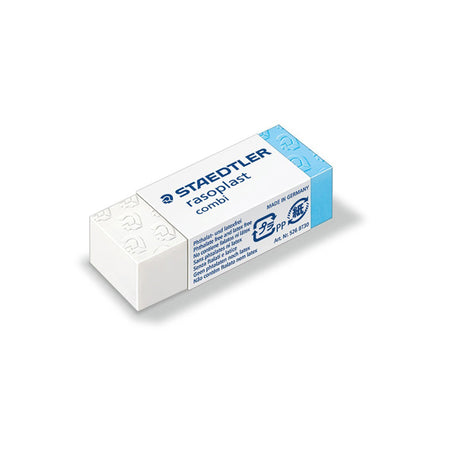 Box 30 Gomme Rasoplast Combi 526 Bt30 Blu/Bianca