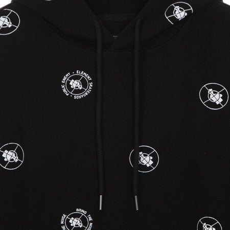 ELEMENT Felpa Leggera Cappuccio Uomo Pexe Polka Hood Black da uomo