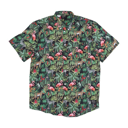 WESC Camicia Manica Corta Uomo Oden Wildlife Aop Shirt Multi da uomo