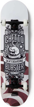 Skateboard GHETTOBLASTER SKULL MULTI 8.25"