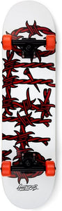 Skateboard GHETTOBLASTER BARDED WIRE RED 8.25"